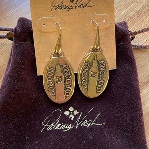 Patricia Nash gold tone earrings